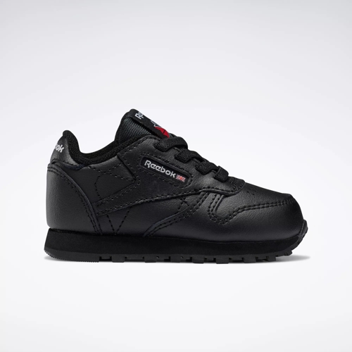 Classic Leather Shoes - Toddler Core Black / Core Black / Core Black | Reebok