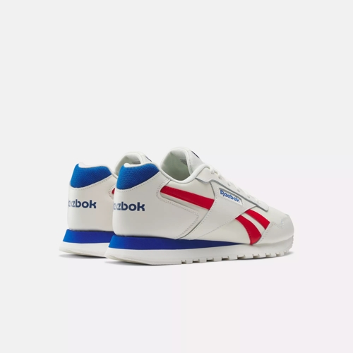 White red and blue reebok sale