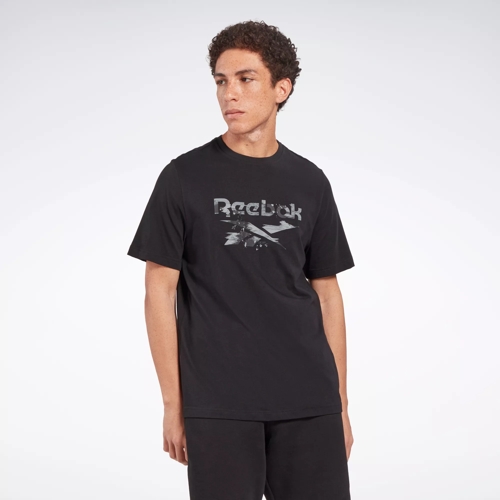 Reebok Apparel Men Reebok Identity Big Logo T-Shirt Black – Reebok Canada