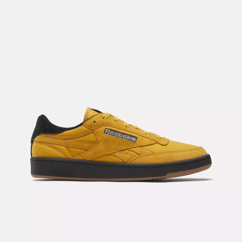 Club C Revenge Men's Shoes - Retro Gold / Core Black / Neon Cherry | Reebok