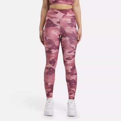 BuffBunny Pink Camouflage Print Leggings Women's Size Large New!