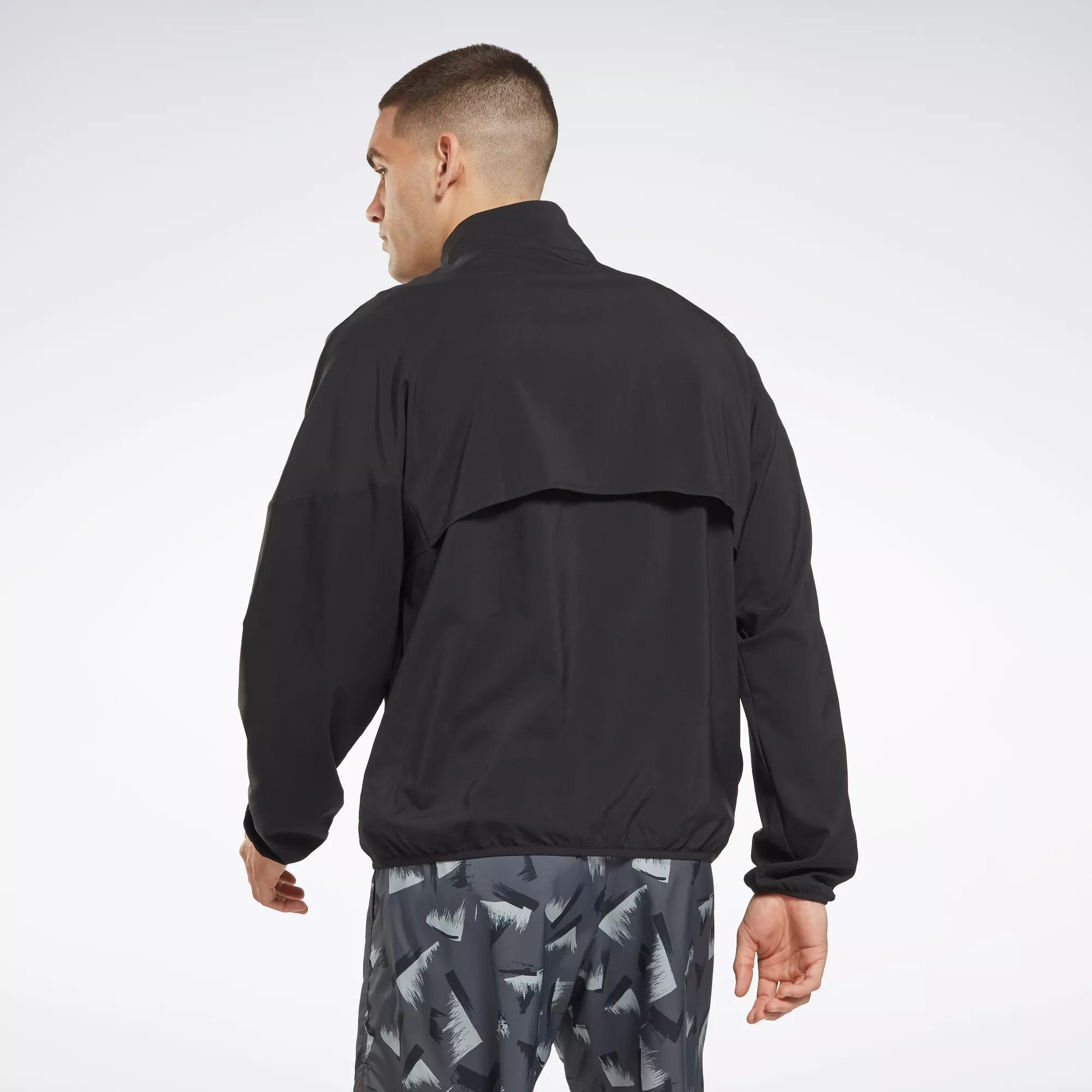 Running Woven Wind Jacket - Black | Reebok