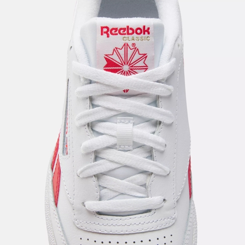 Red white reebok on sale