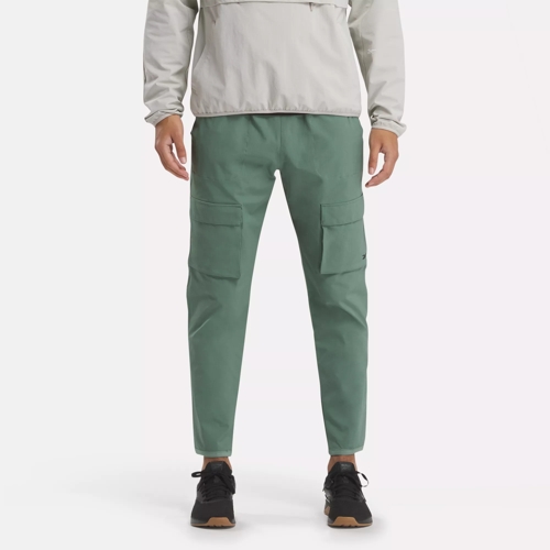 Active Collective SkyStretch Woven Cargo Pants - Trek Green