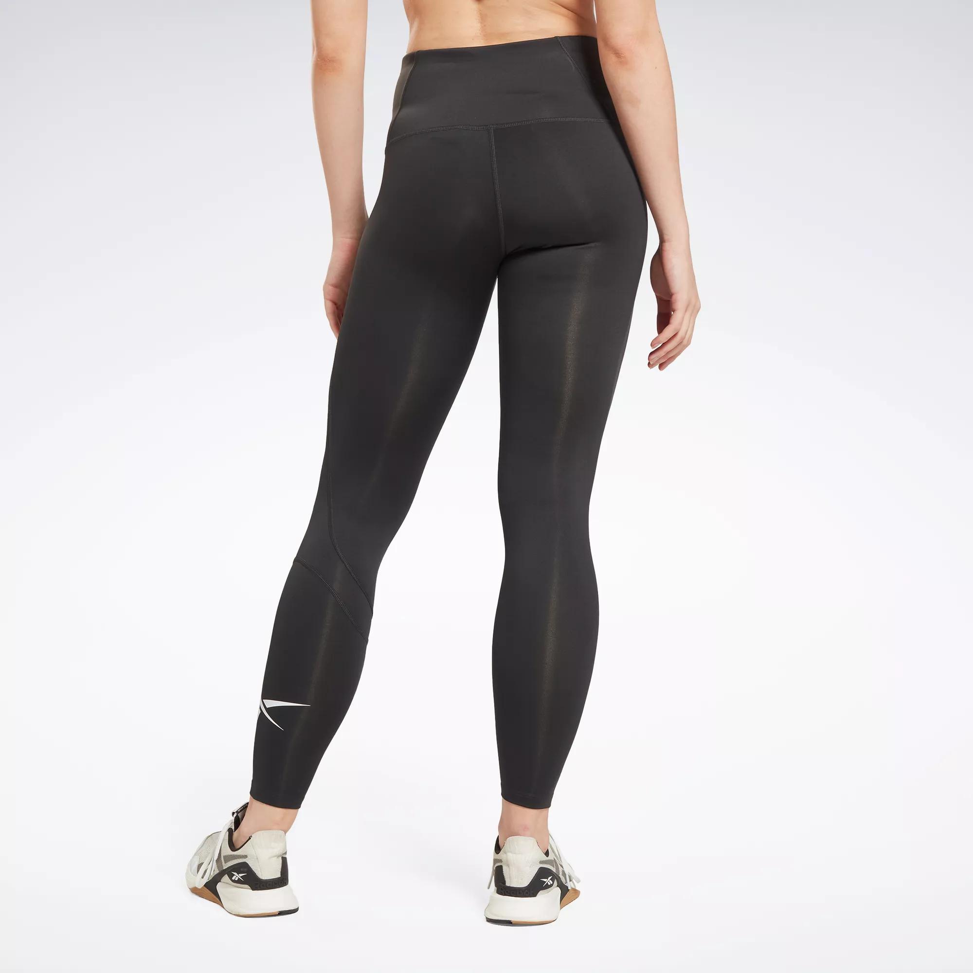 Workout Ready Vector Leggings - Black Night Reebok 