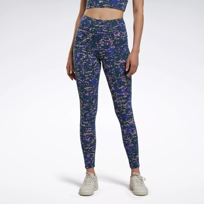 Reebok Women's Lux Bold Modern Safari High-Rise Leggings