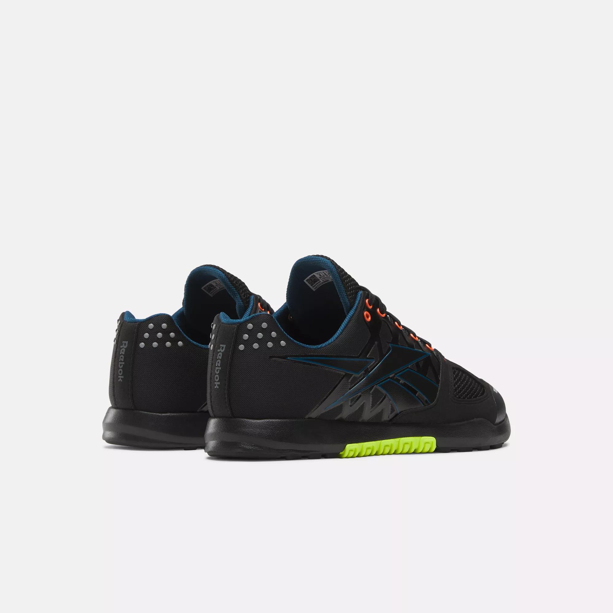 Nano 2.0 Training Shoes Black Digital Coral Digital Lime Reebok