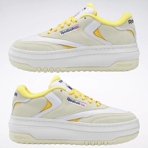 White and yellow on sale reebok