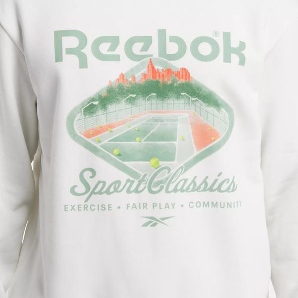 Reebok classic sweatshirt white online