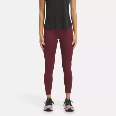 Run Vector Leggings - Classic Maroon