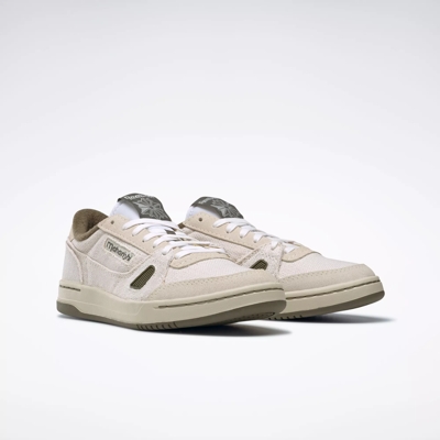 Maharishi LT Court Shoes - Ftwr White / Alabaster / Army Green | Reebok