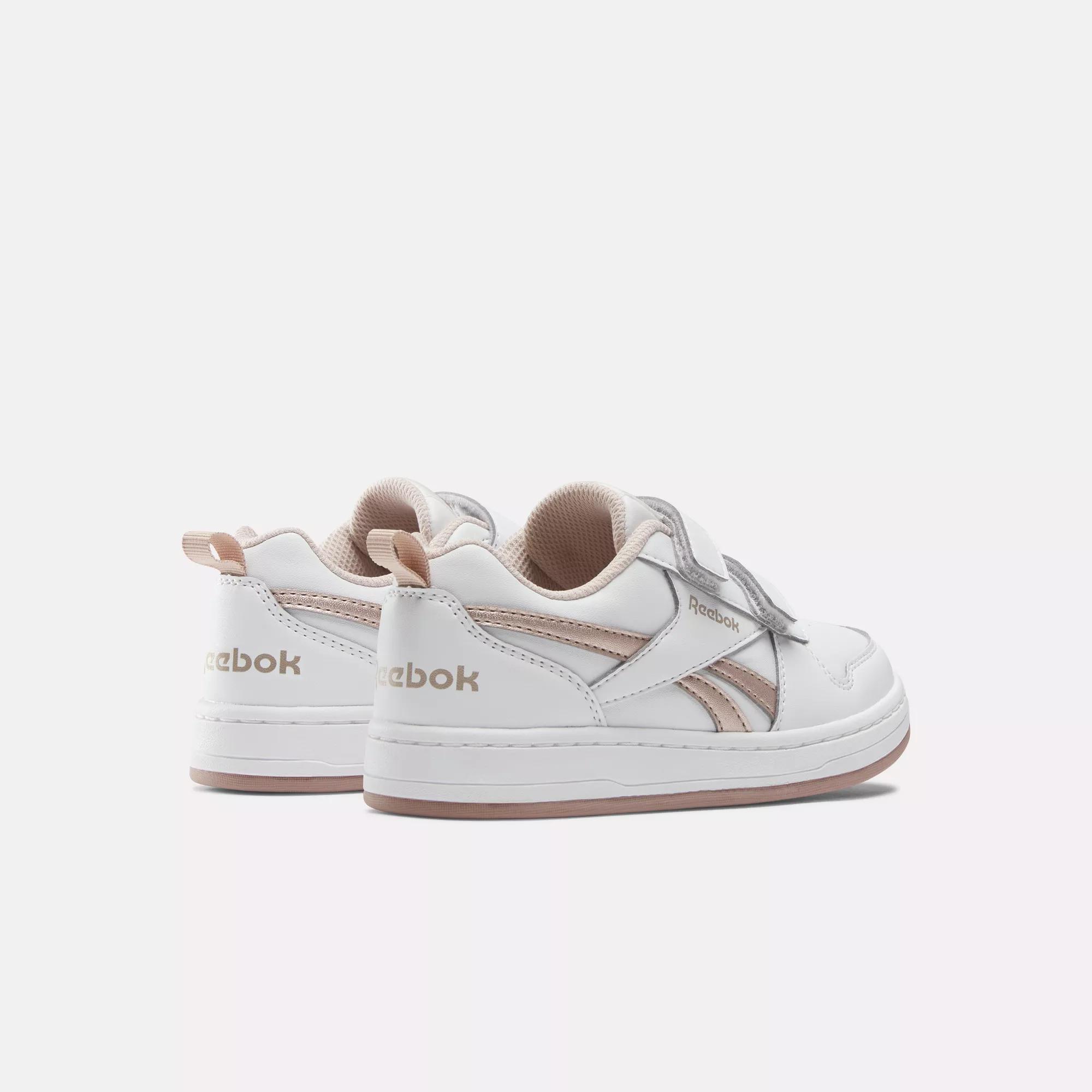 Reebok Royal Prime 2 Shoes - Preschool - White / Rose Gold / White