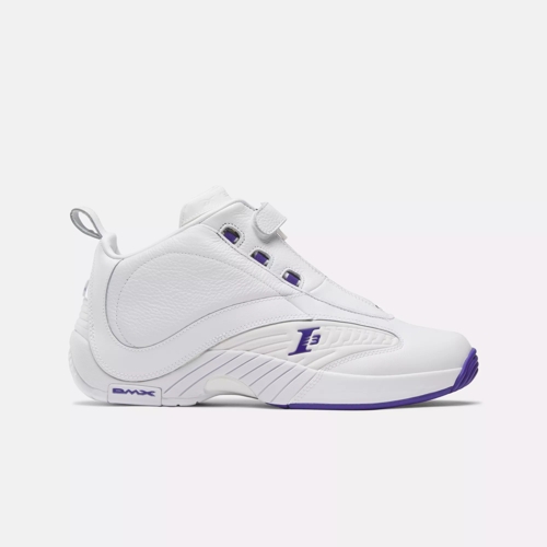 Answer IV Men's Shoes - White / Team Purple / White | Reebok