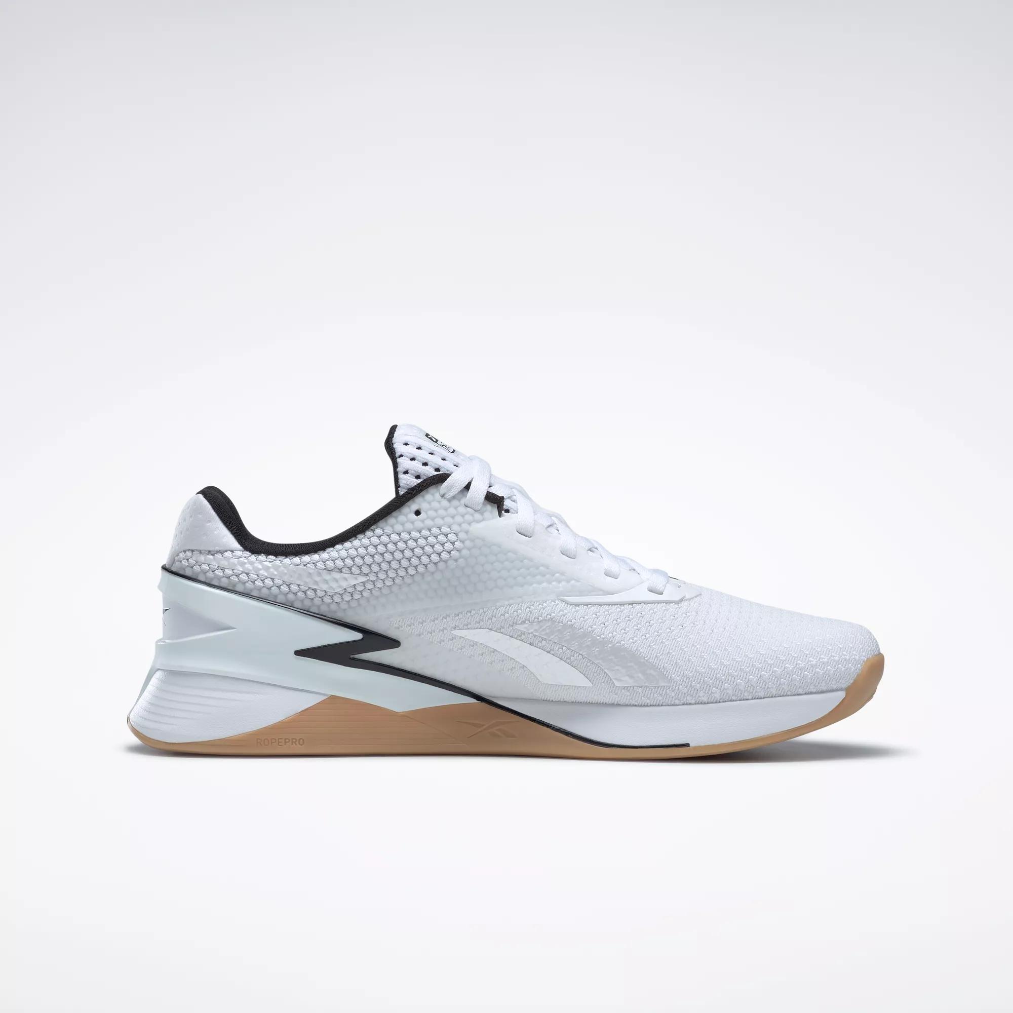 Nano X3 Training Shoes - Ftwr White / Core Black / Reebok Rubber Gum-01