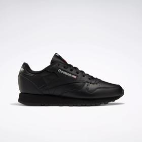 Forhåbentlig opfindelse crack Classic Leather Shoes - Core Black / Core Black / Pure Grey 5 | Reebok
