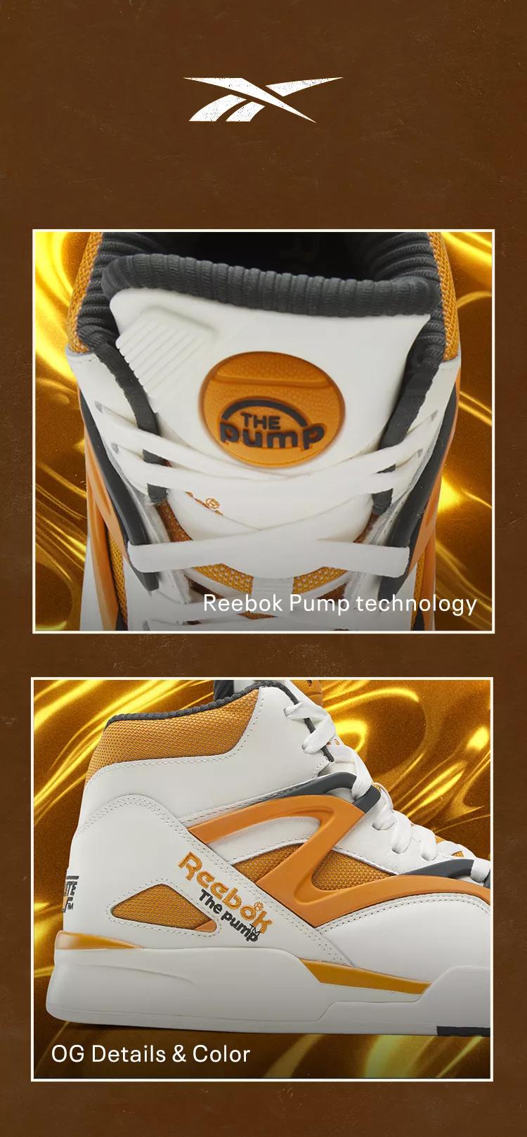 Pump Omni Zone II Shoes - Chalk / Radiant Ochre / Pure Grey 7 | Reebok