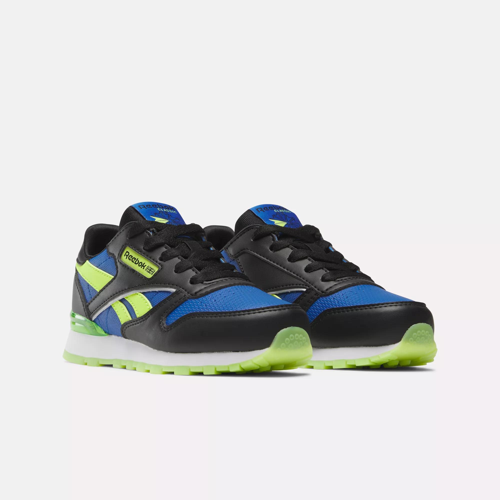 Blue and black clearance reebok