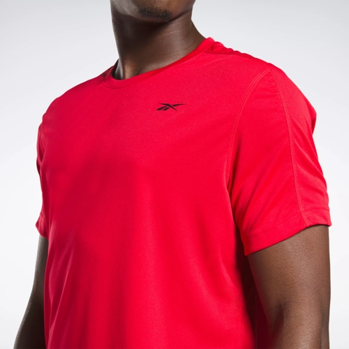 Reebok red 2024 t shirt