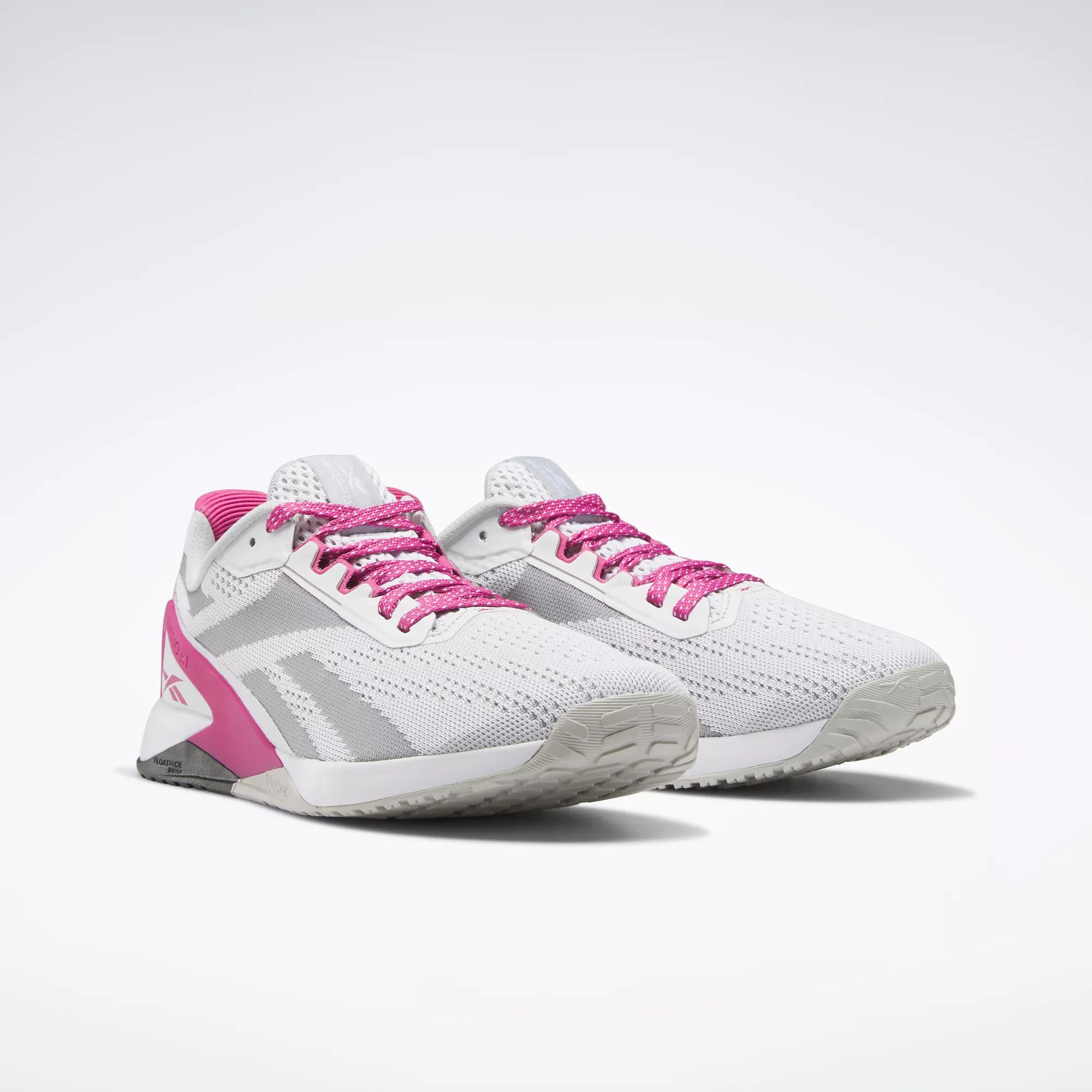 Prevalecer Envolver tomar Nano X1 Women's Training Shoes - Ftwr White / Semi Proud Pink / Pure Grey 2  | Reebok