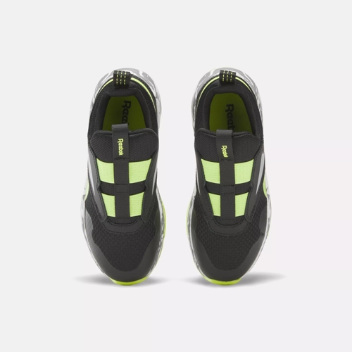 Reebok XT Sprinter Slip-On Shoes - Preschool - Core Black / Laser Lime /  Steely Fog | Reebok