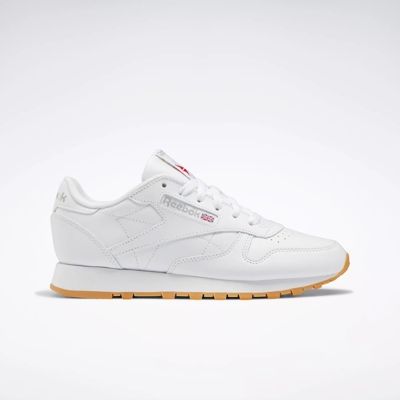 Classic Leather - White 3 Shoes / / Ftwr Pure Reebok Gum-03 Grey Rubber Reebok 