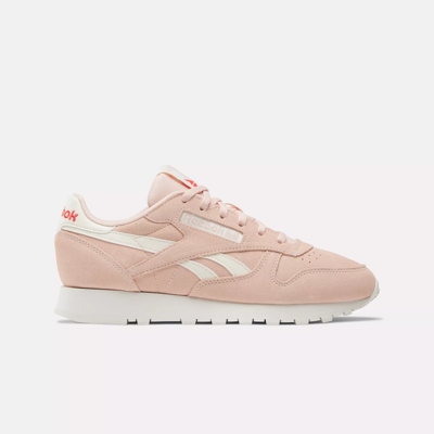Classic Leather Pink Pink Shoes | Reebok Women\'s / Possibly Chalk / - Possibly