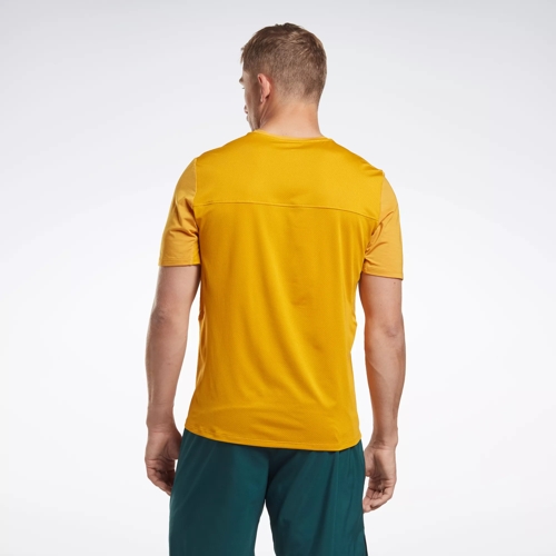 Reebok Men's T-Shirt - Yellow - S