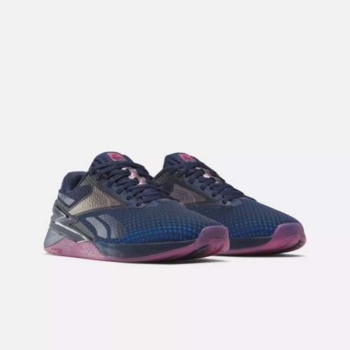 Nano X3 Women's Shoes - Vector Navy / Semi Proud Pink / Vector Blue | Reebok