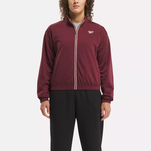 Reebok Apparel Women Reebok Identity Back Vector Tricot Track Jacket B –  Reebok Canada