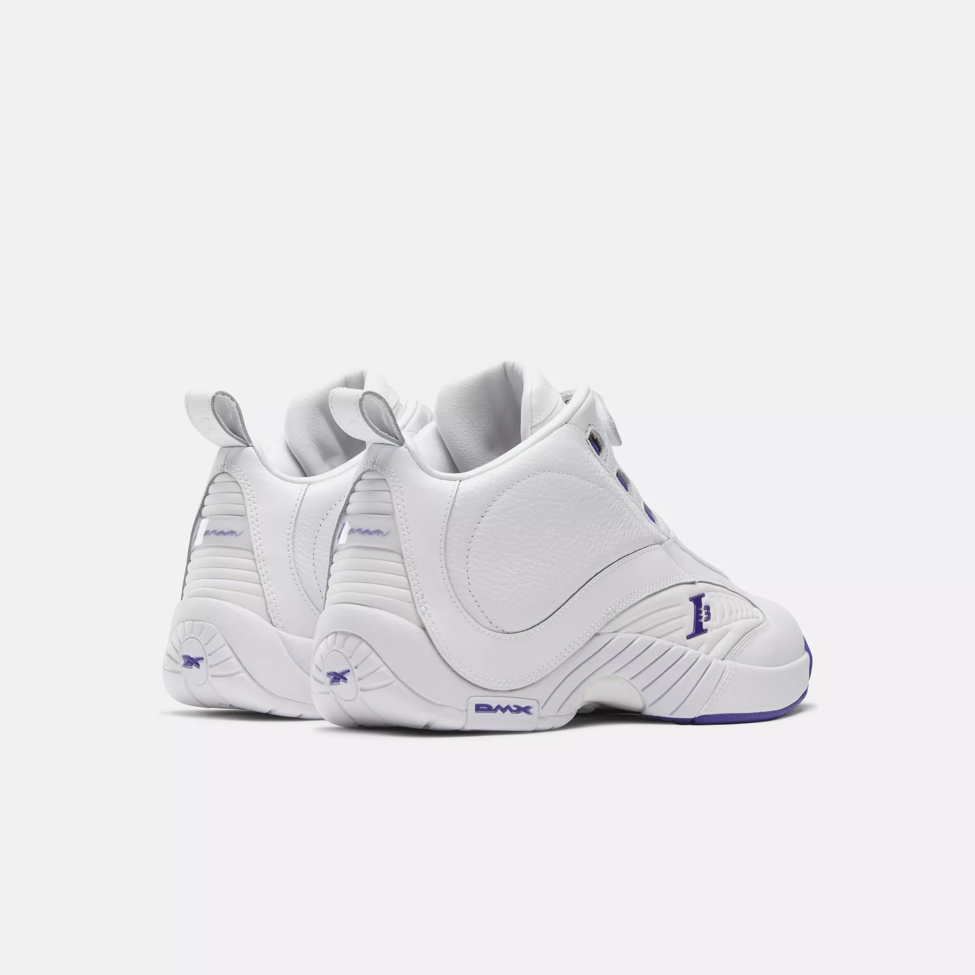 Answer IV Men's Shoes - White / Team Purple / White | Reebok