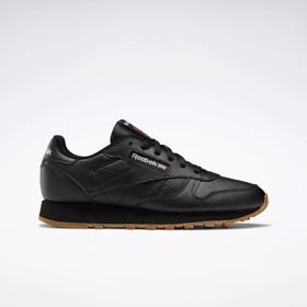 Classic Leather Shoes - Black / Pure Grey 5 / Reebok Rubber Gum-03 Reebok