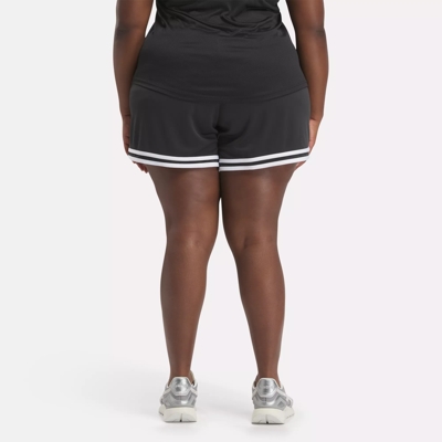 Workout Ready High-Rise Shorts (Plus Size) - Night Black | Reebok