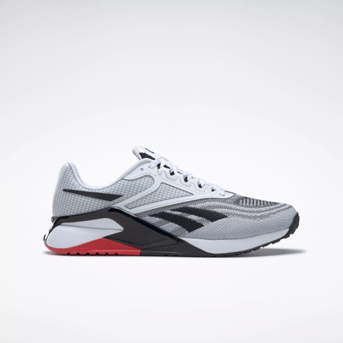 Møde Tap Torrent Nano X2 Men's Training Shoes - Ftwr White / Core Black / Vector Red | Reebok