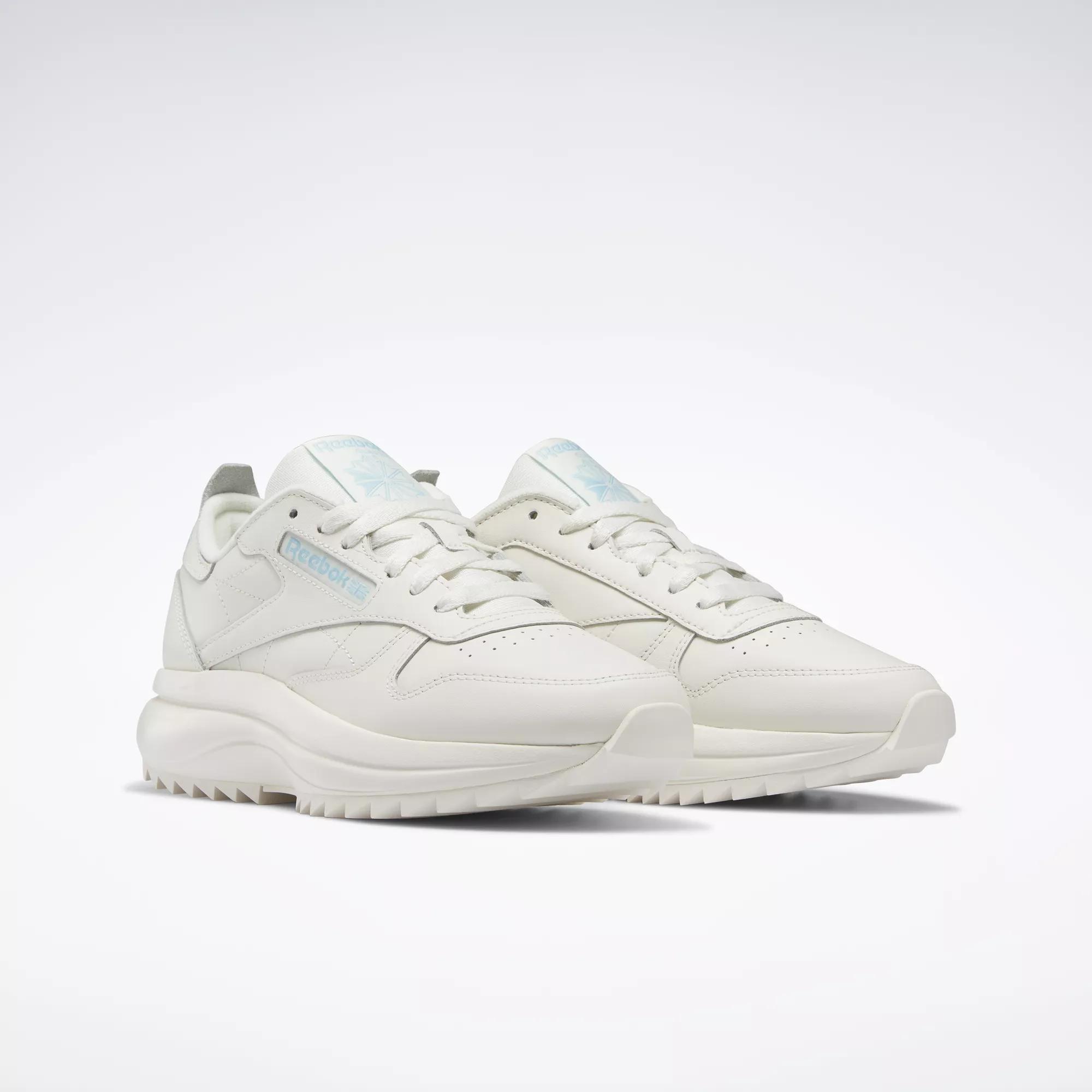  Reebok Women's Classic Leather Sp Extra Sneaker, Chalk/Ashen  Lilac Lee 5, 5