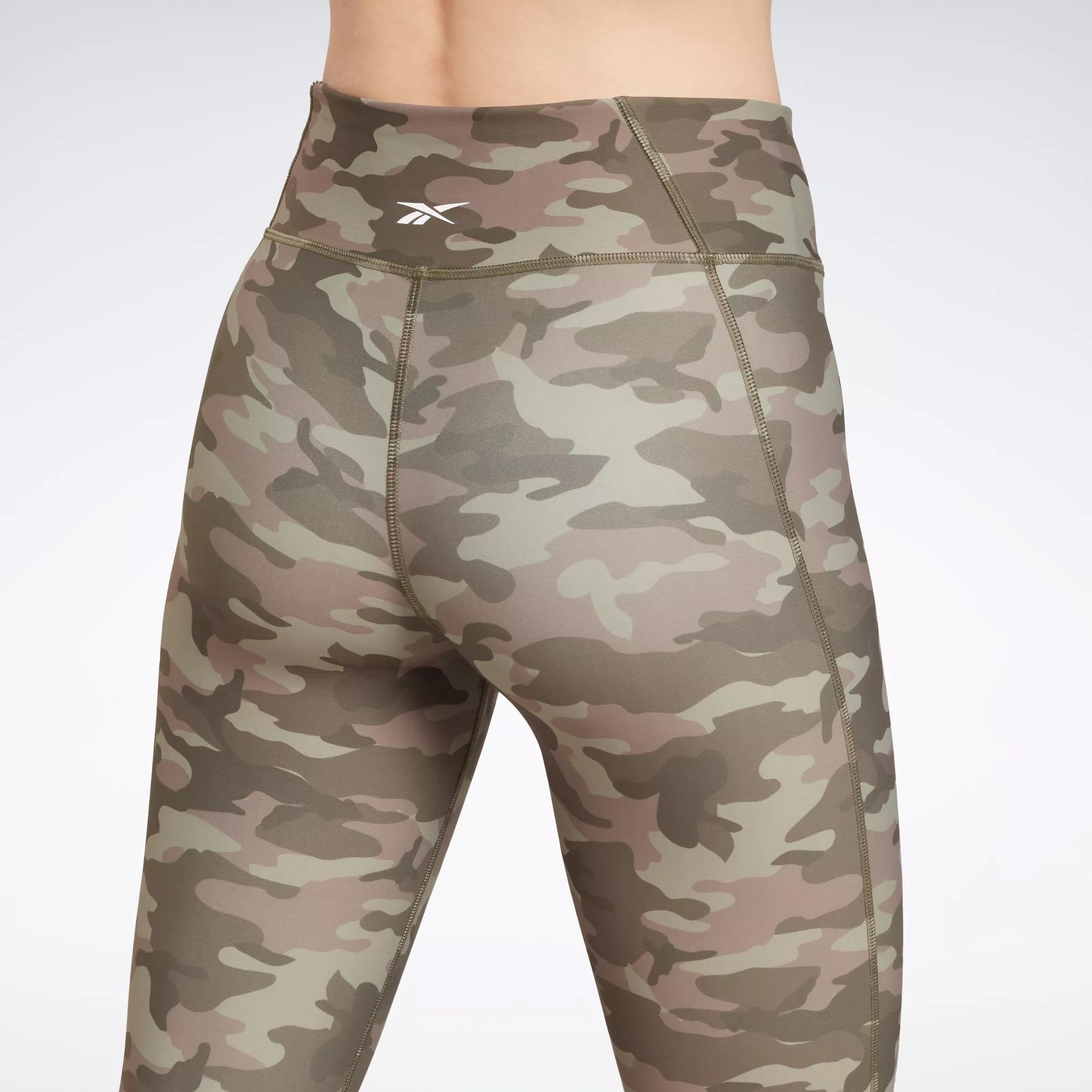 Reebok Women's Lux Bold Camo Print Tights