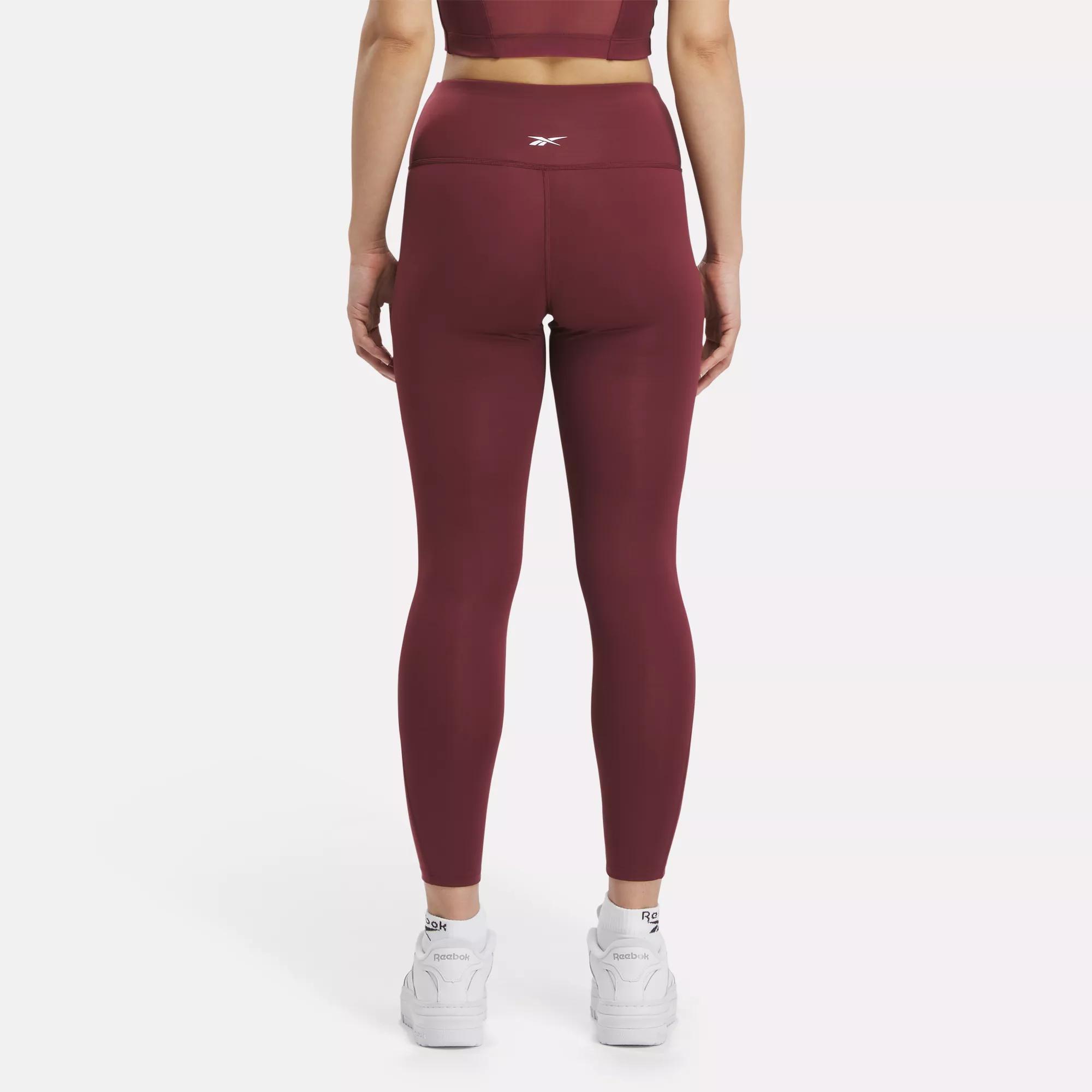 Train Maroon Mesh Classic - Reebok | Leggings ID