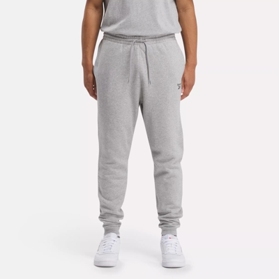 Reebok Men Pull-On Jogger Pants 3XL Gray Delta Fleece Slim Pockets