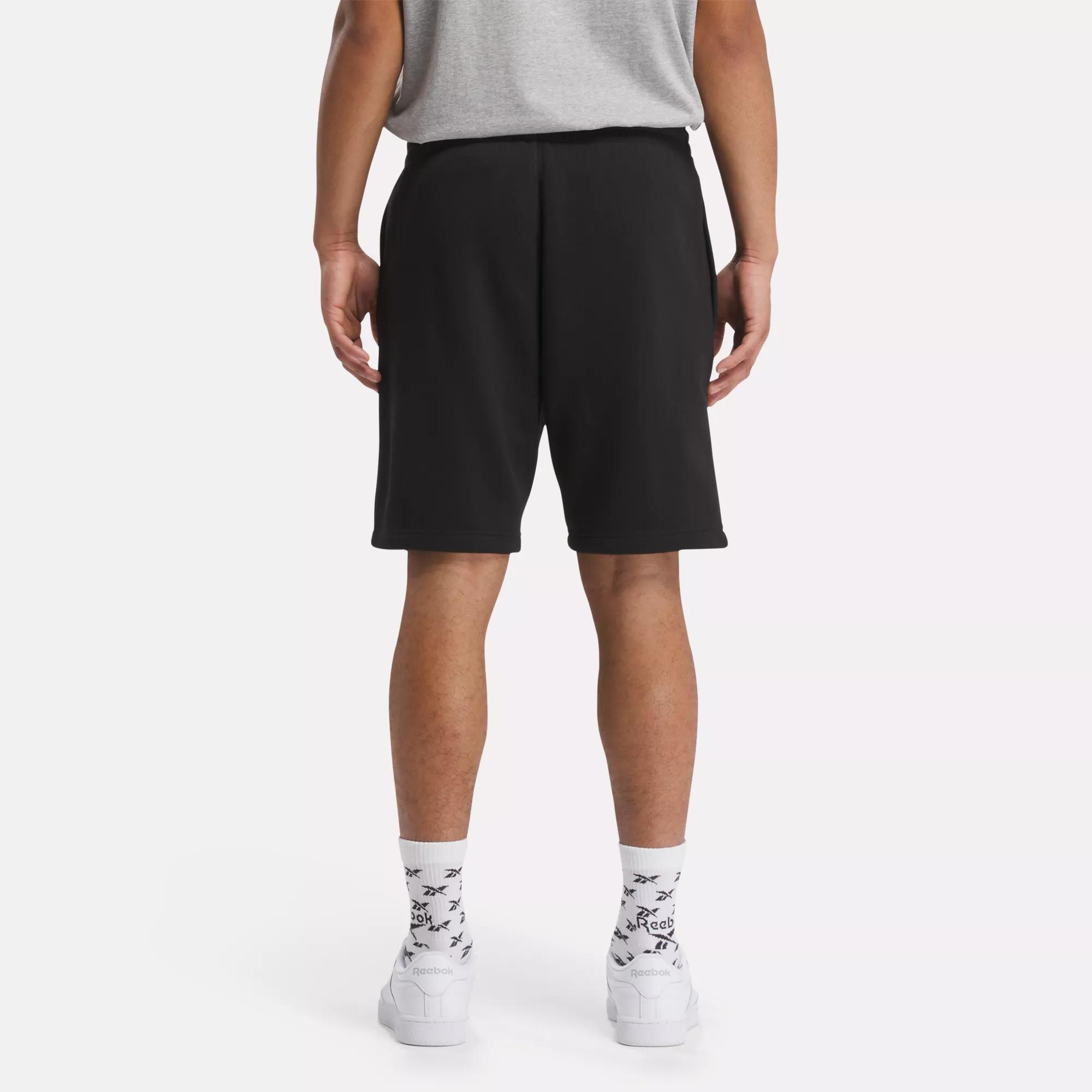 Reebok Identity Fleece Shorts - Black | Reebok