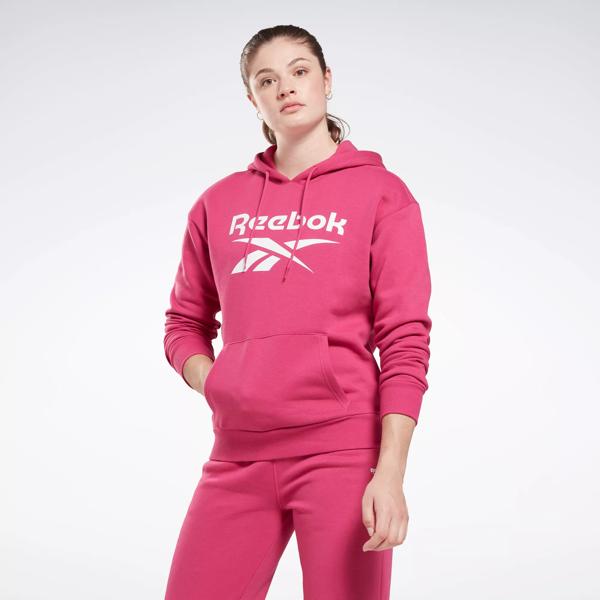 Reebok Identity Big Logo Fleece Hoodie - Semi Proud Pink