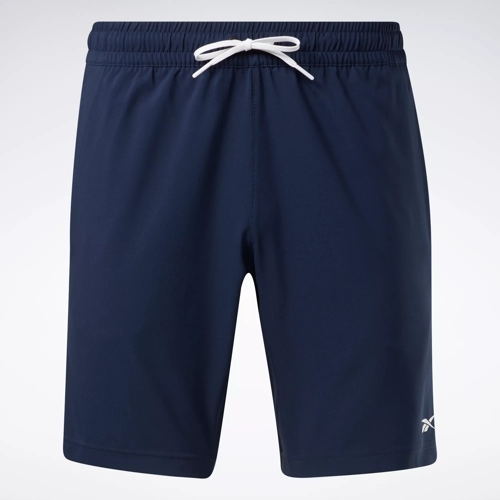 Reebok Classic cotton shorts Var FT Shorts navy blue color