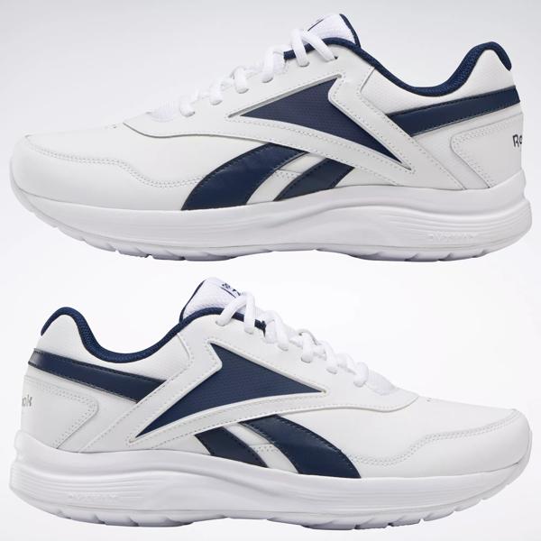 Walk Ultra 7 DMX MAX Extra Wide Men s Shoes White Collegiate Navy Collegiate Royal Reebok