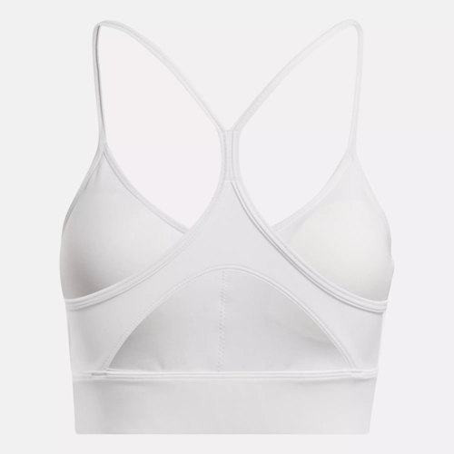 Reebok One Shoulder Bra White CD7680 - Free Shipping at Largo Drive