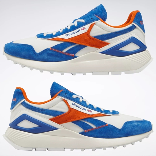 Blue and shop orange reebok shoes