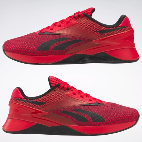 Nano X3 Training Shoes - Vector Red / Vector Red / Core Black | Reebok