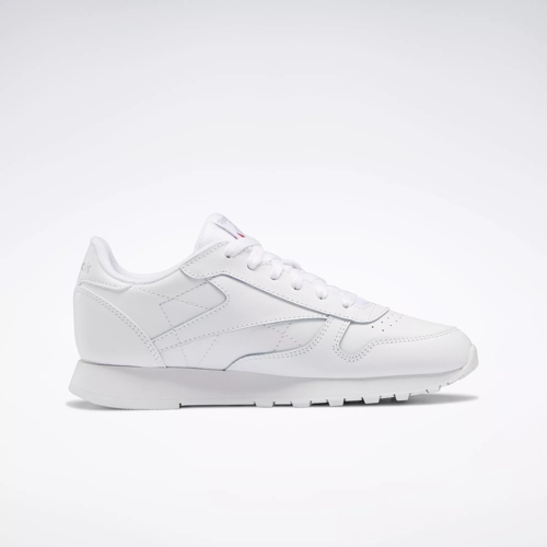 White reebok classics on sale junior