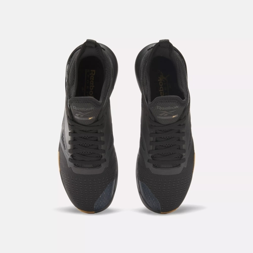 Reebok Nano Court Black Grey Gold Mens Shoe