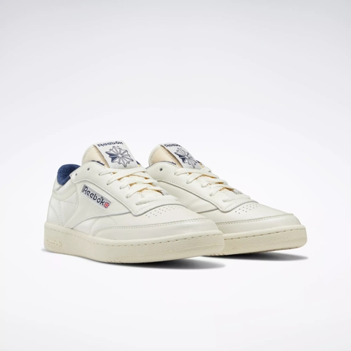 Club C 85 Vintage Shoes Chalk Alabaster Vector Navy Reebok