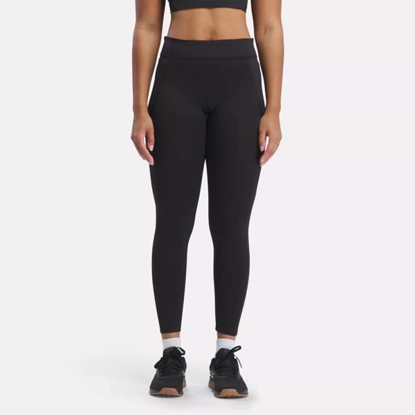 Yeshtery  Reebok Lux High-Rise Colorblock Leggings