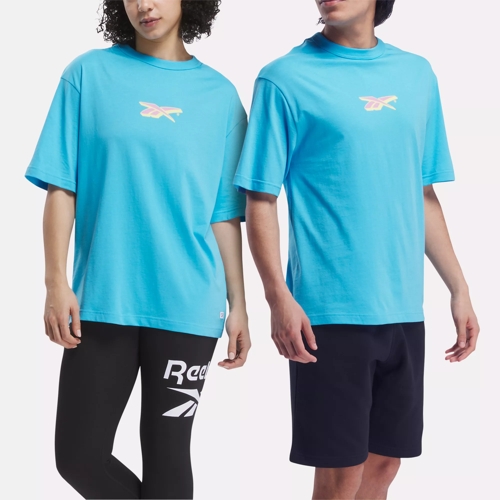 Classics Dopamine T Shirt Bold Cyan Reebok