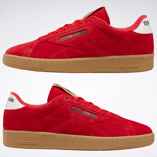 Reebok store suede shoes